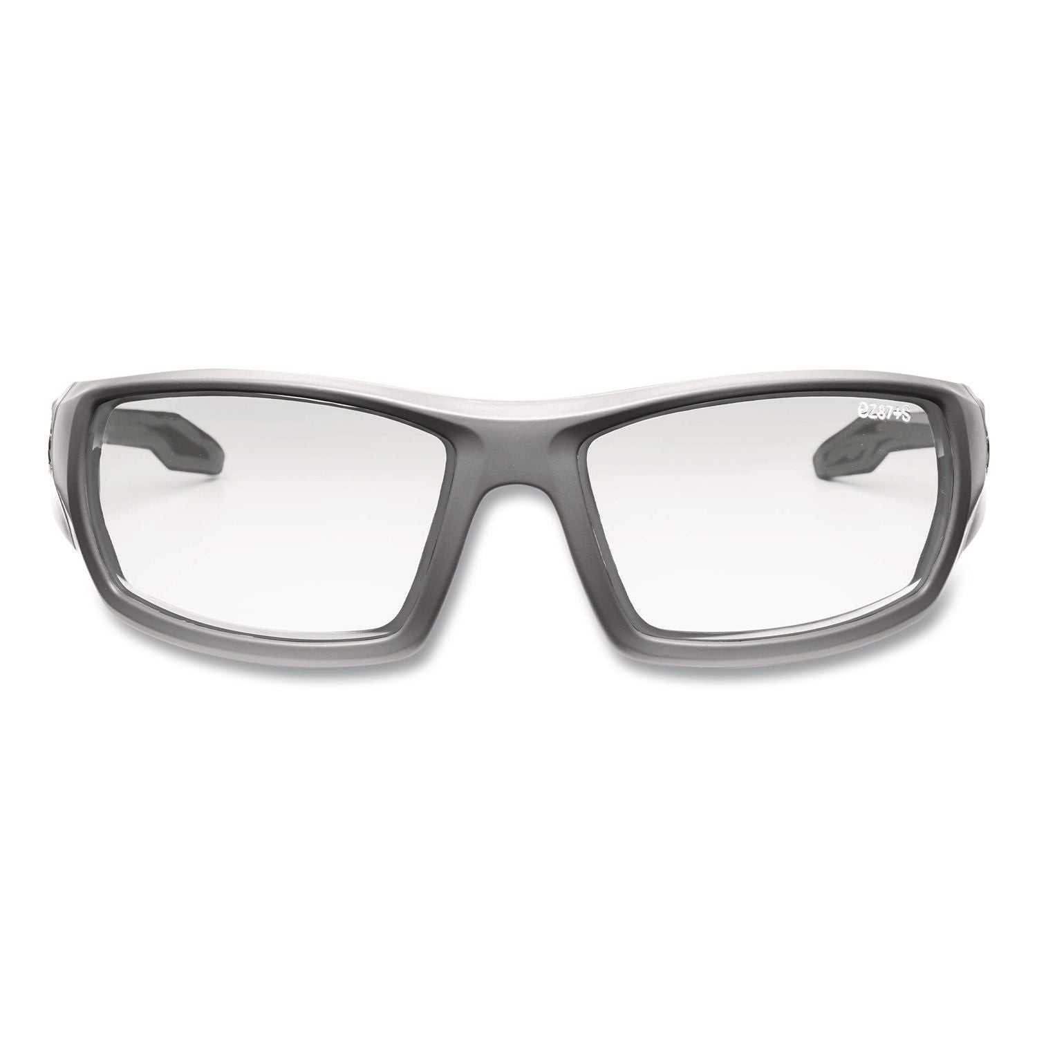 Skullerz Odin Safety Glasses, Gray Frame/Clear Lens, Anti-Fog, Nylon/Polycarb, Ships in 1-3 Business Days