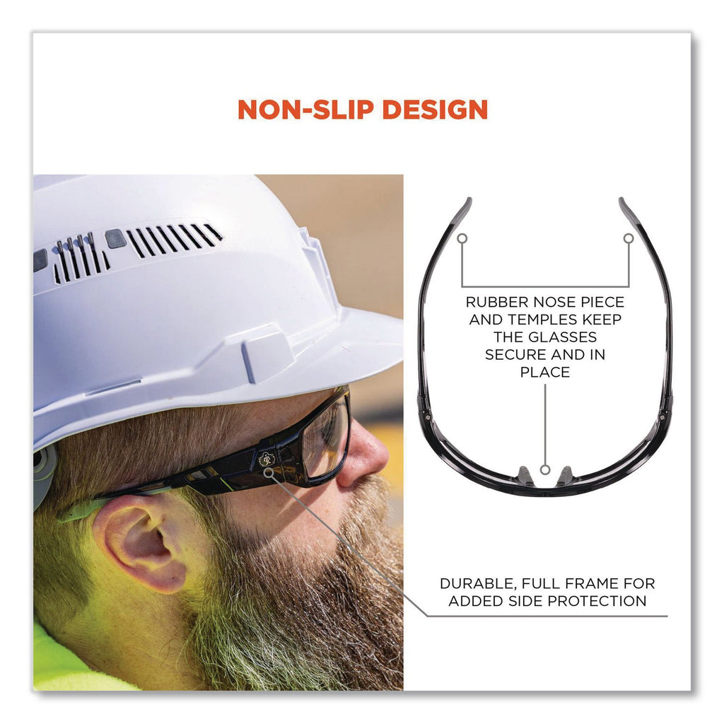 Skullerz Odin Safety Glasses, Black Frame/Indoor/Outdoor Lens, Nylon/Polycarb, Ships in 1-3 Business Days