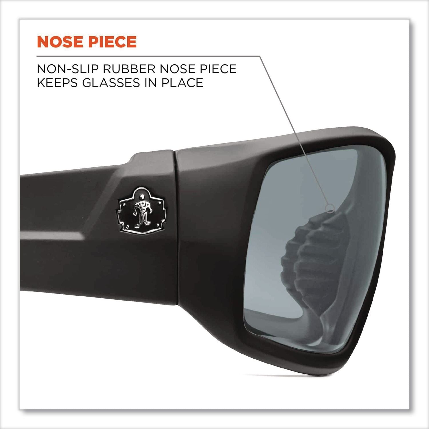 Skullerz Odin Safety Glasses, Matte Black Frame/Silver Lens, Nylon/Polycarb, Ships in 1-3 Business Days