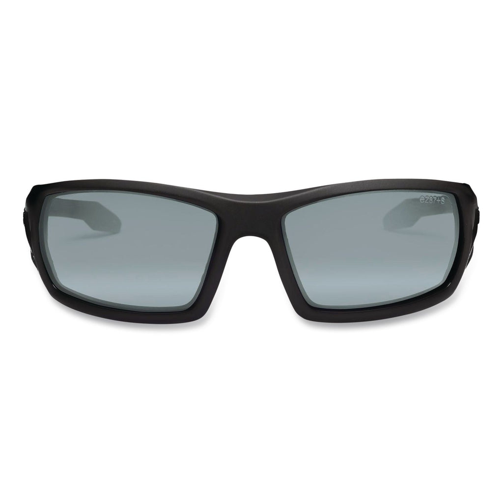 Skullerz Odin Safety Glasses, Matte Black Frame/Silver Lens, Nylon/Polycarb, Ships in 1-3 Business Days