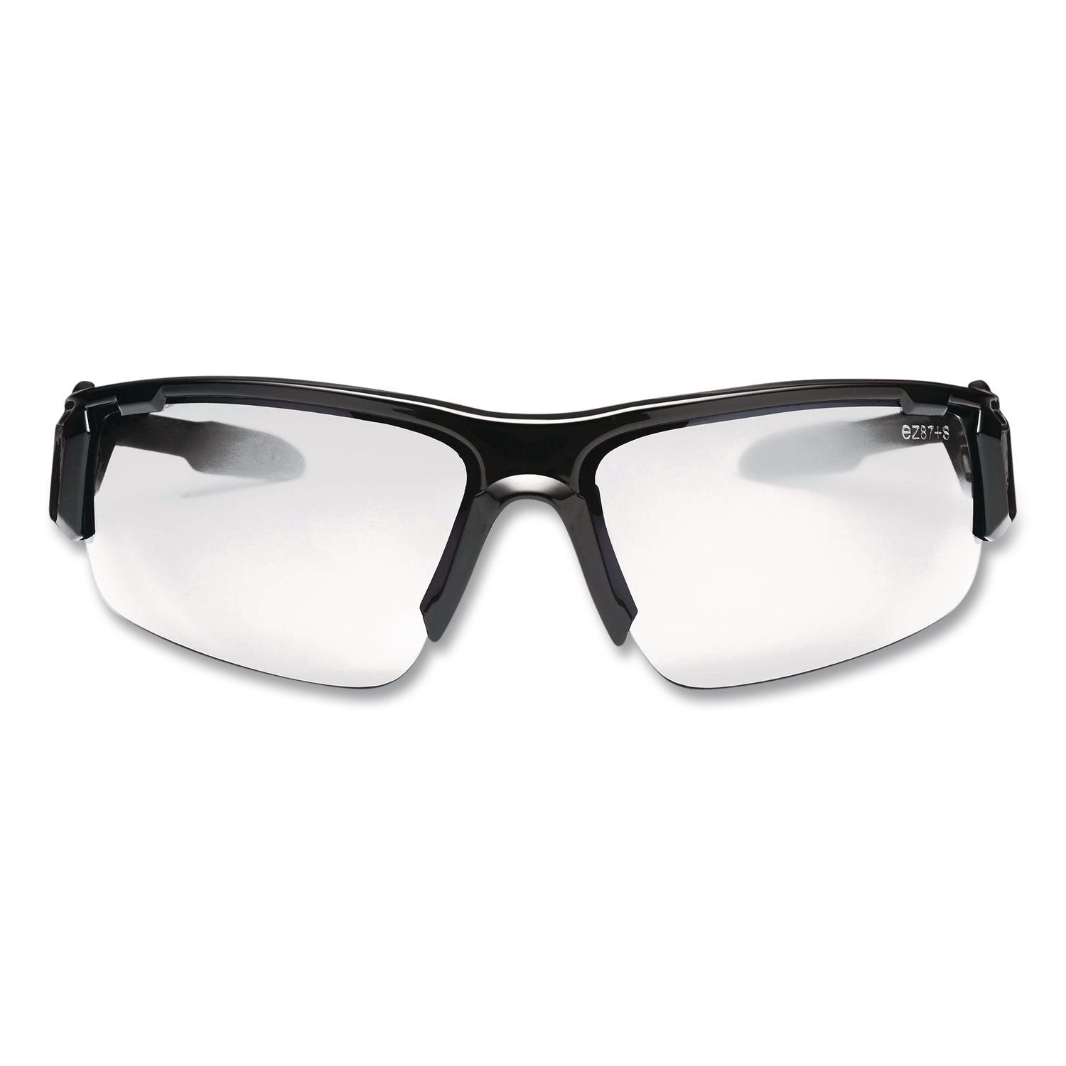 Skullerz Dagr Safety Glasses, Black Frame/Clear Lens, Nylon/Polycarb