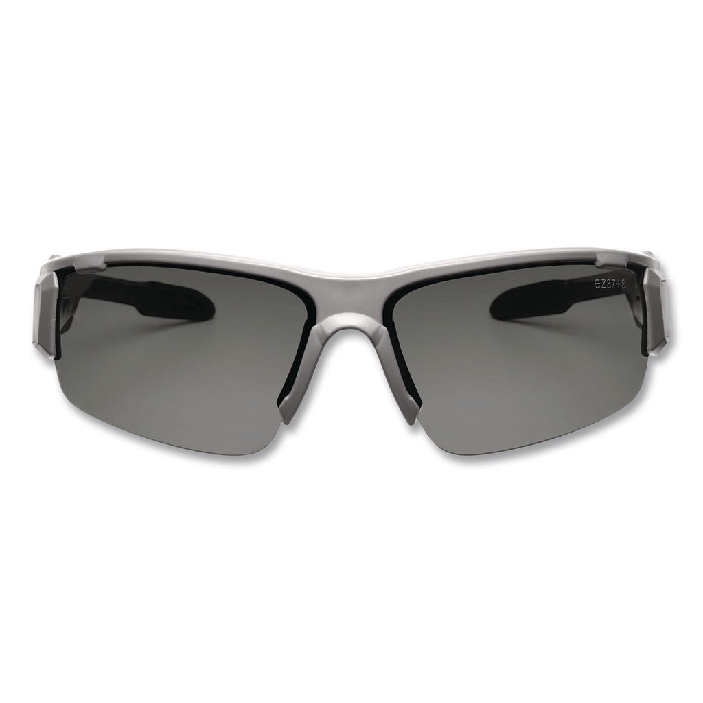 Skullerz Dagr Safety Glasses, Matte Gray Frame/Smoke Lens, Nylon/Polycarb, Ships in 1-3 Business Days