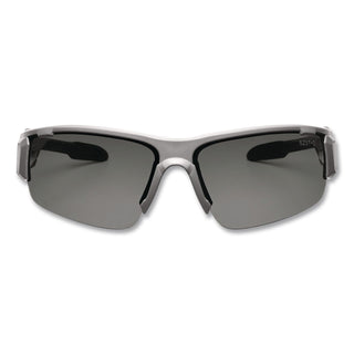 Skullerz Dagr Safety Glasses, Matte Gray Frame/Smoke Lens, Nylon/Polycarb, Ships in 1-3 Business Days