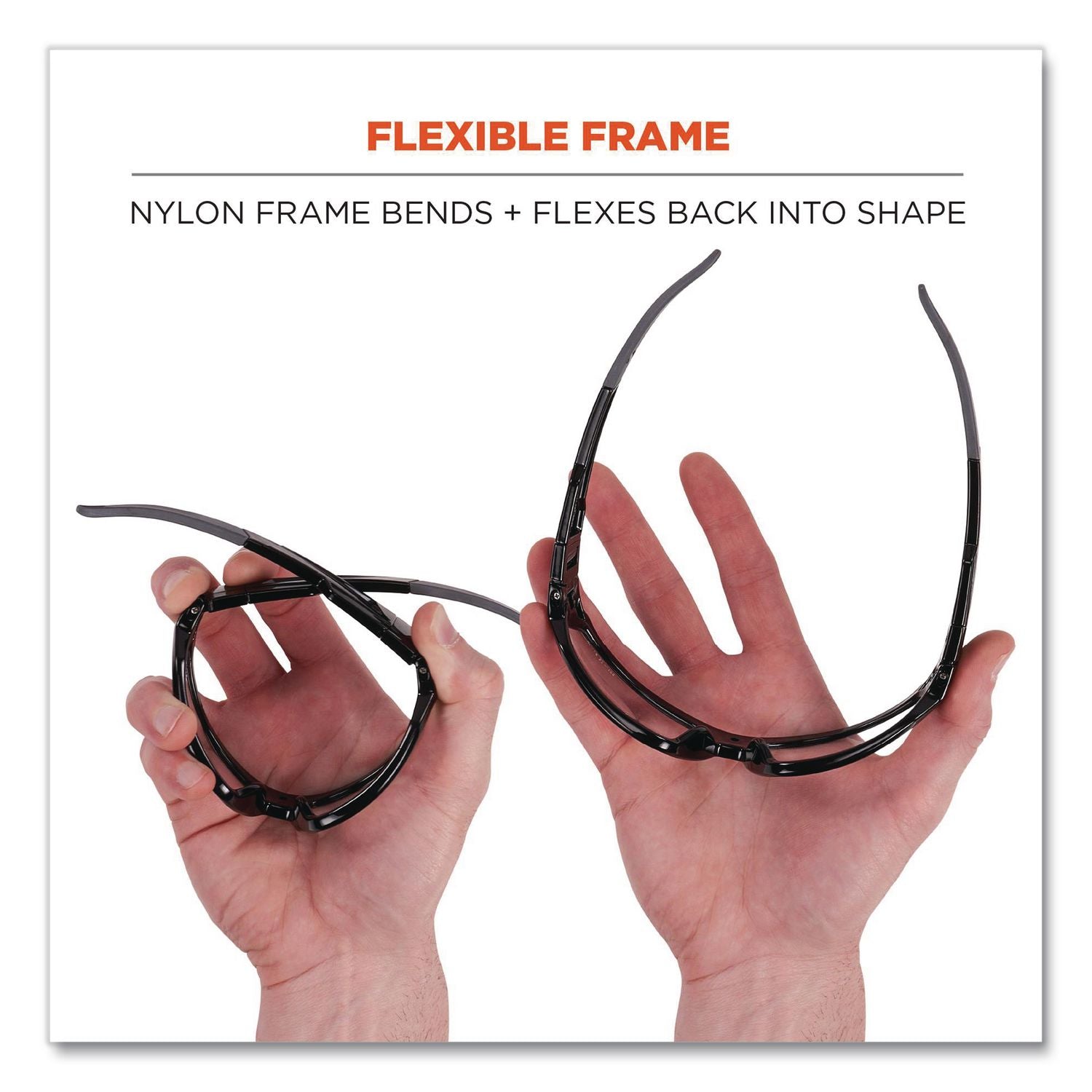 Skullerz Loki Safety Glass/Goggle, Black Frame/Smoke Lns, Anti-fog, Nylon/Polycarb, Ships in 1-3 Business Days