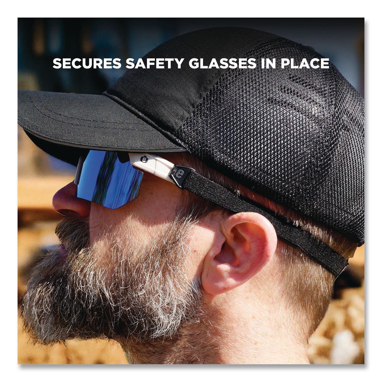 Skullerz Elastic Retainer Strap, Black, Ships in 1-3 Business Days