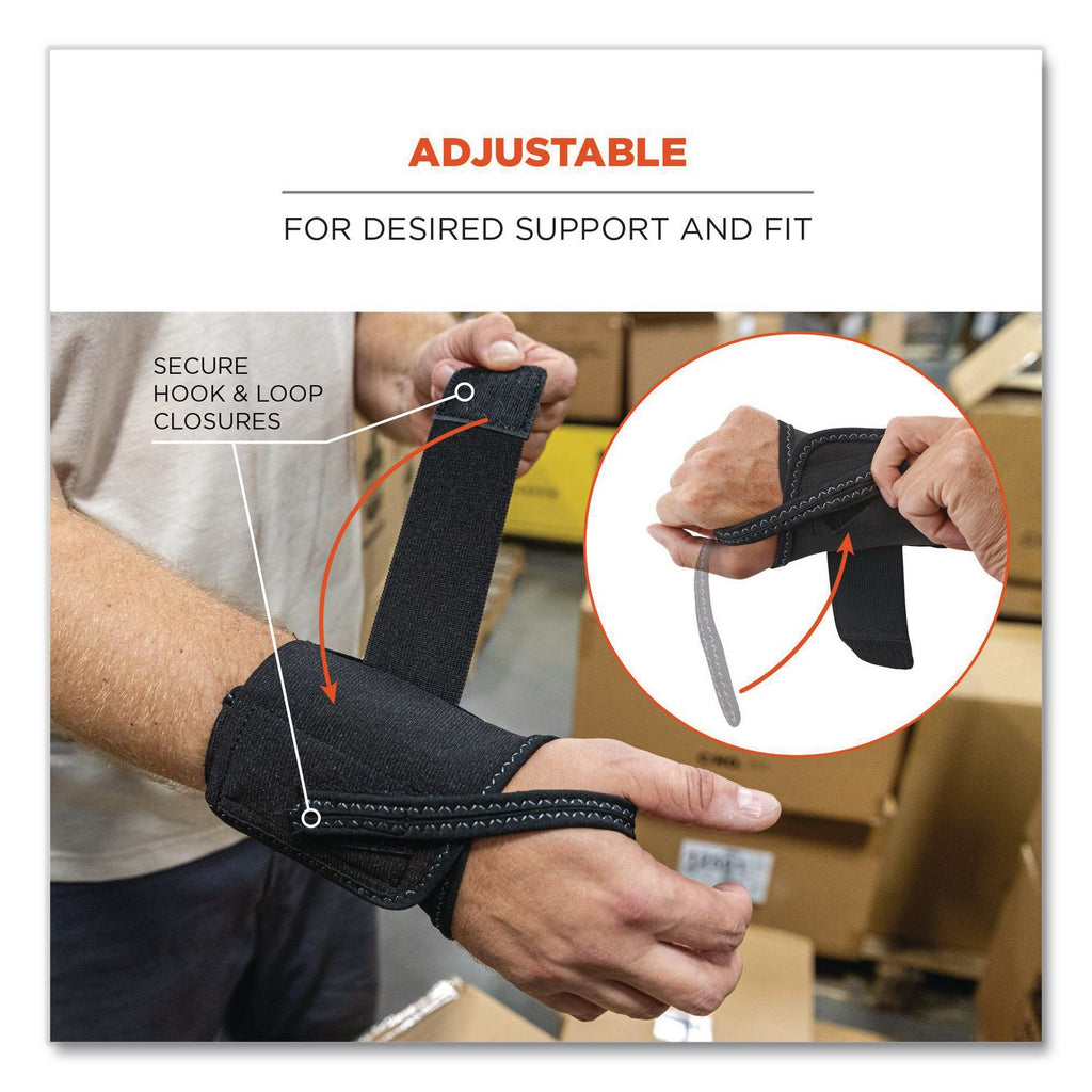 ProFlex 4000 Wrist Support, Medium (6-7"), Fits Left-Hand, Black, Ships in 1-3 Business Days