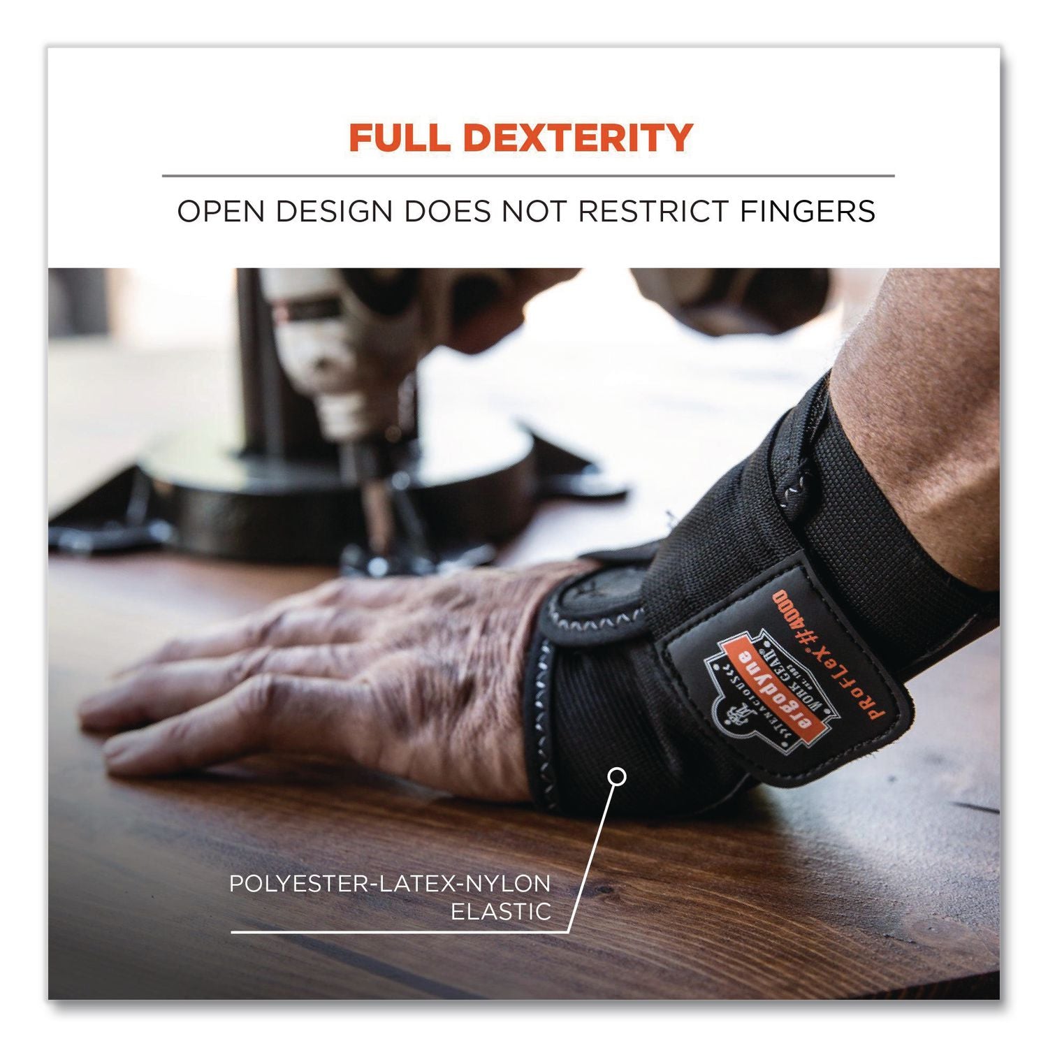 ProFlex 4000 Wrist Support, X-Large (8"+), Fits Left-Hand, Black, Ships in 1-3 Business Days