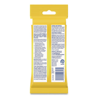 Disinfecting Wipes Flatpacks, 1-Ply, 6.69 x 7.87, Lemon and Lime Blossom, White, 15 Wipes/Flat Pack, 24 Flat Packs/Carton