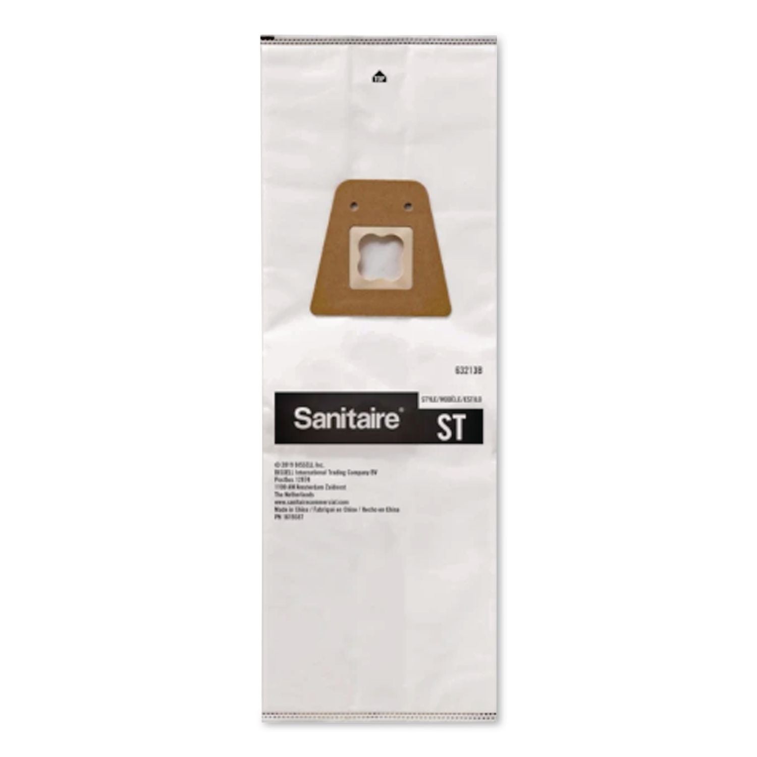Style ST Disposable Vacuum Bags for SC600 and SC800 Series, 5/Pack, 10 Packs/Carton