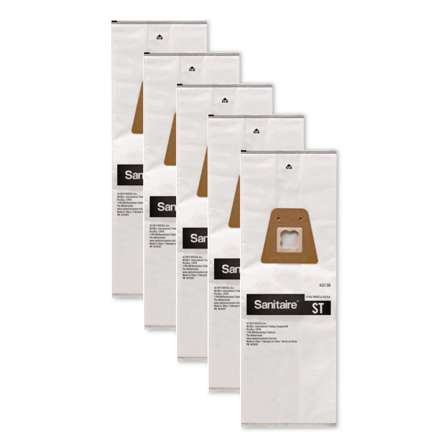 Style ST Disposable Vacuum Bags for SC600 and SC800 Series, 5/Pack, 10 Packs/Carton