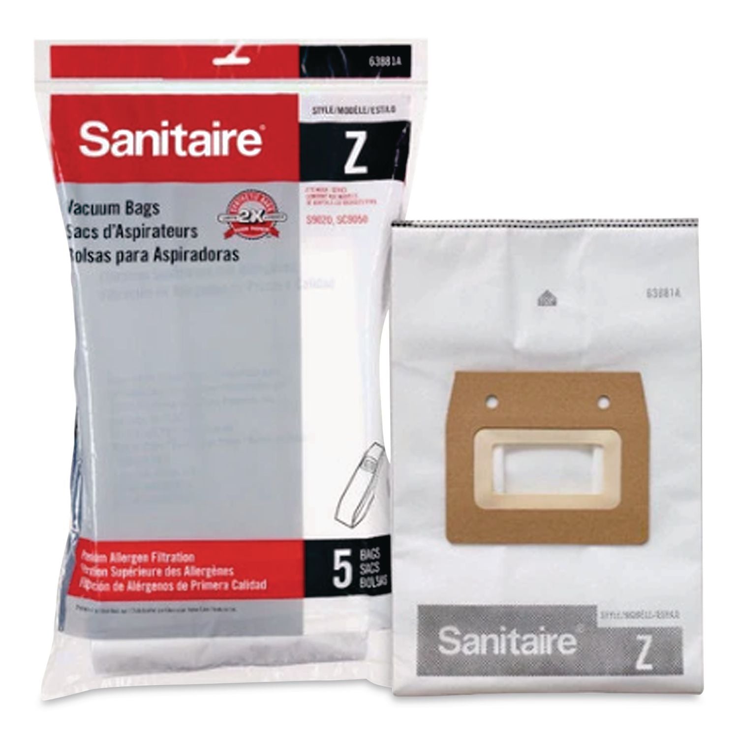 Style Z Vacuum Bags, 5/Pack