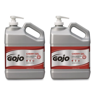 Cherry Gel Pumice Hand Cleaner, Cherry Scent, 1 gal Bottle, 2/Carton