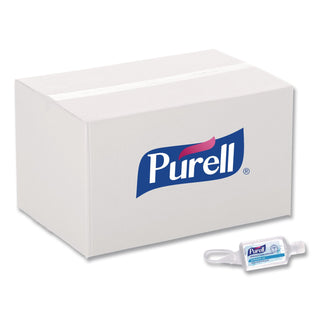 PURELL Advanced Hand Sanitizer Gel - 1 fl oz (29.6 mL) - Flip Top Bottle Dispenser - Kill Germs - Hand, Skin - Moisturizing - Clear - 36 / Carton