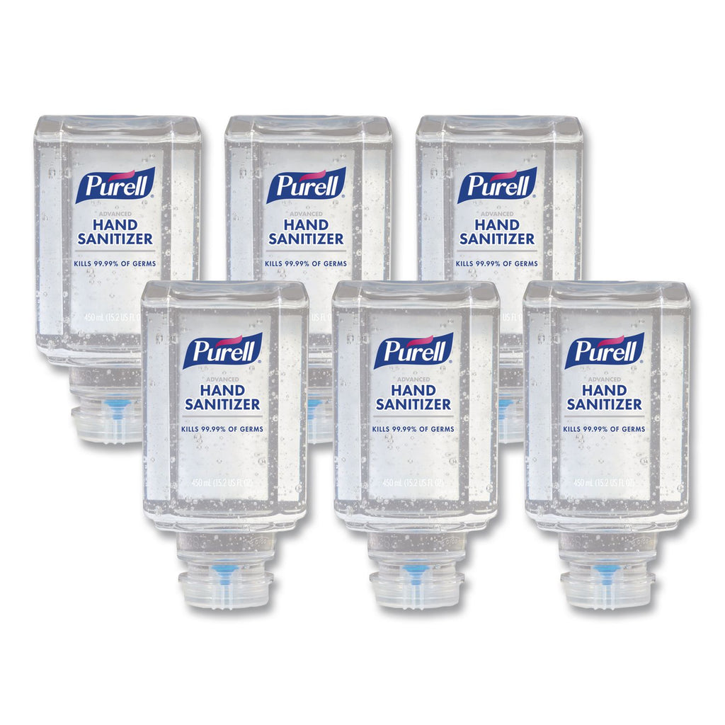 Advanced Hand Sanitizer Gel, For ES1, 450 mL Refill, Clean Scent, 6/Carton
