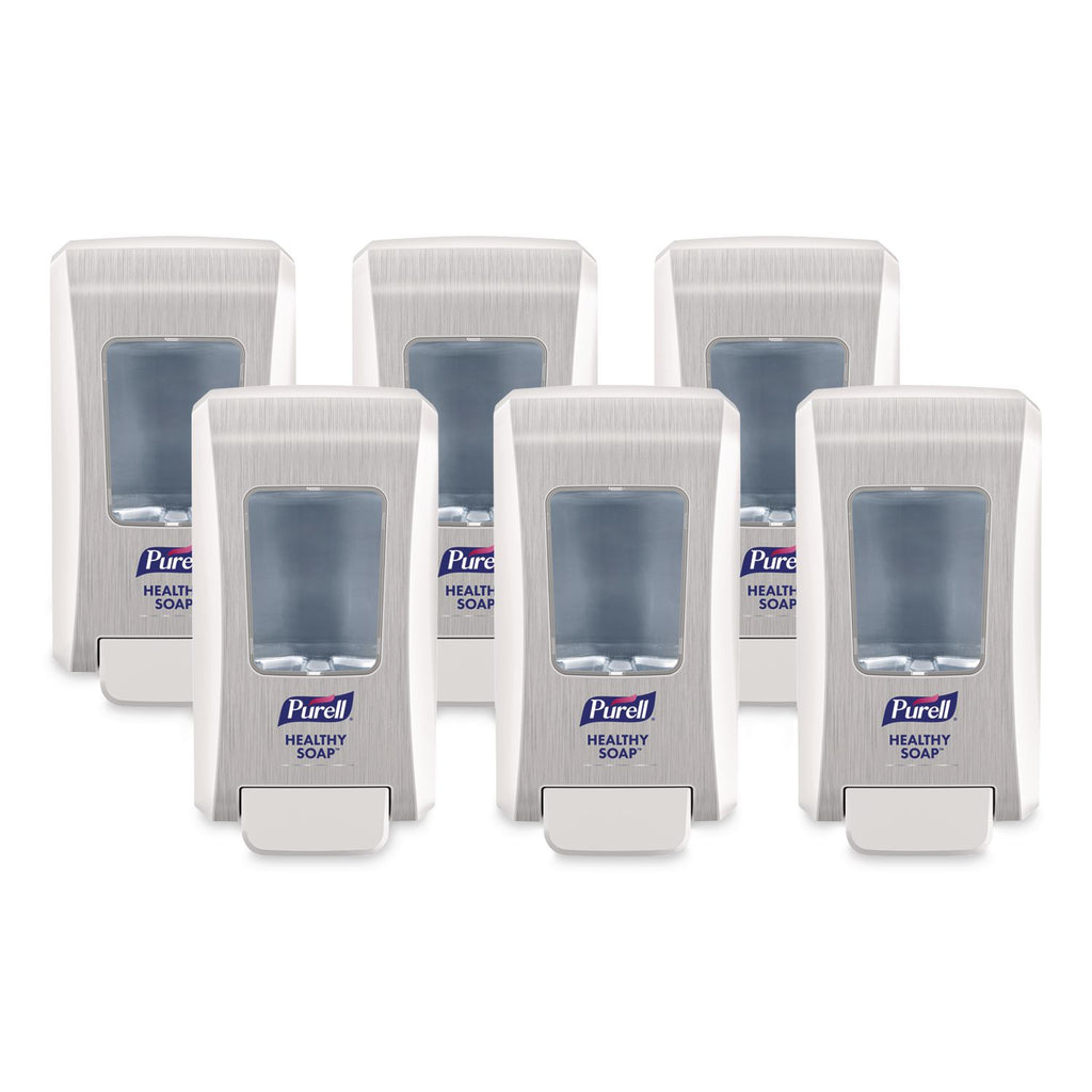 FMX-20 Soap Push-Style Dispenser, 2,000 mL, 6.5 x 4.68 x 11.66, White, 6/Carton