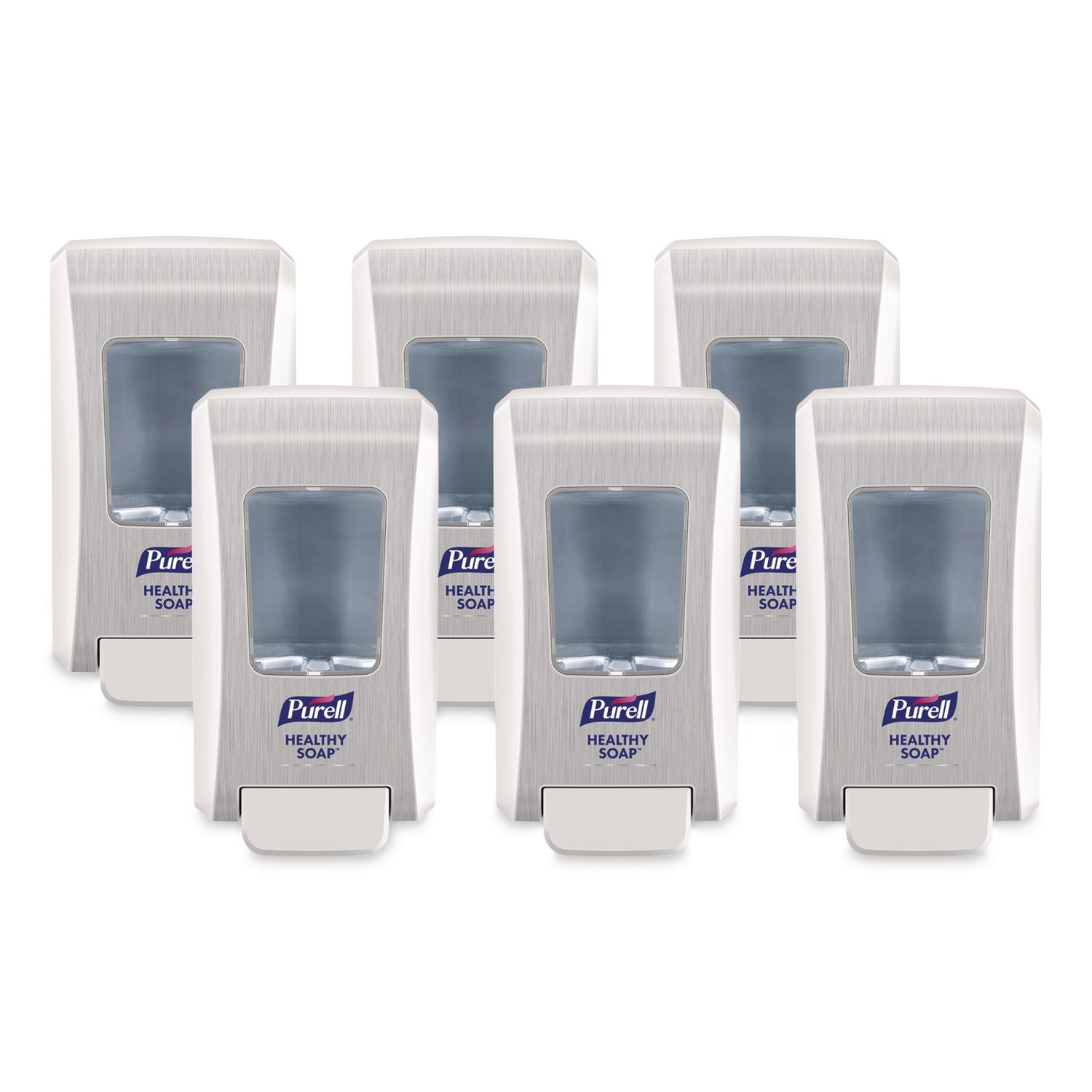 FMX-20 Soap Push-Style Dispenser, 2,000 mL, 6.5 x 4.68 x 11.66, White, 6/Carton