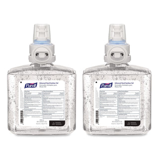 Advanced Hand Sanitizer Gel Refill, 1,200 mL, Clean Scent, For ES8 Dispensers, 2/Carton