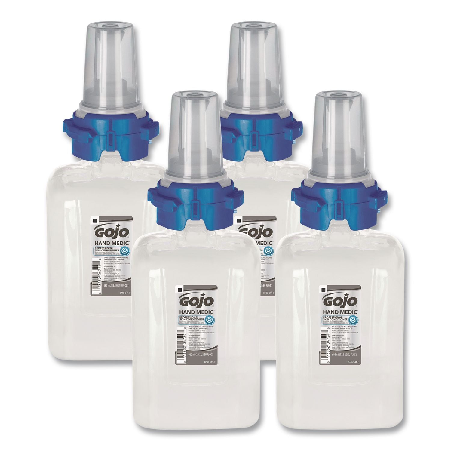 HAND MEDIC Professional Skin Conditioner, 685 mL Refill, 4/Carton