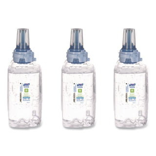 Advanced Hand Sanitizer Green Certified Gel Refill, For ADX-12 Dispensers, 1,200 mL, Fragrance-Free, 3/Carton