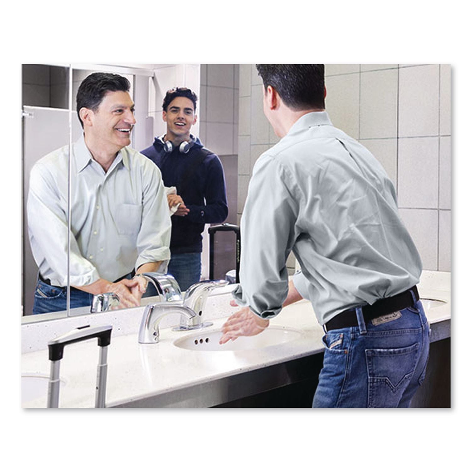 PURELL CXR REDIFOAM Soap Dispensing Fixture - Automatic - 2.11 quart Capacity - Support 4 x D Battery - Counter Mountable, Level Indicator, Water Proof, Non-drip, Spill-free - 1 / Carton