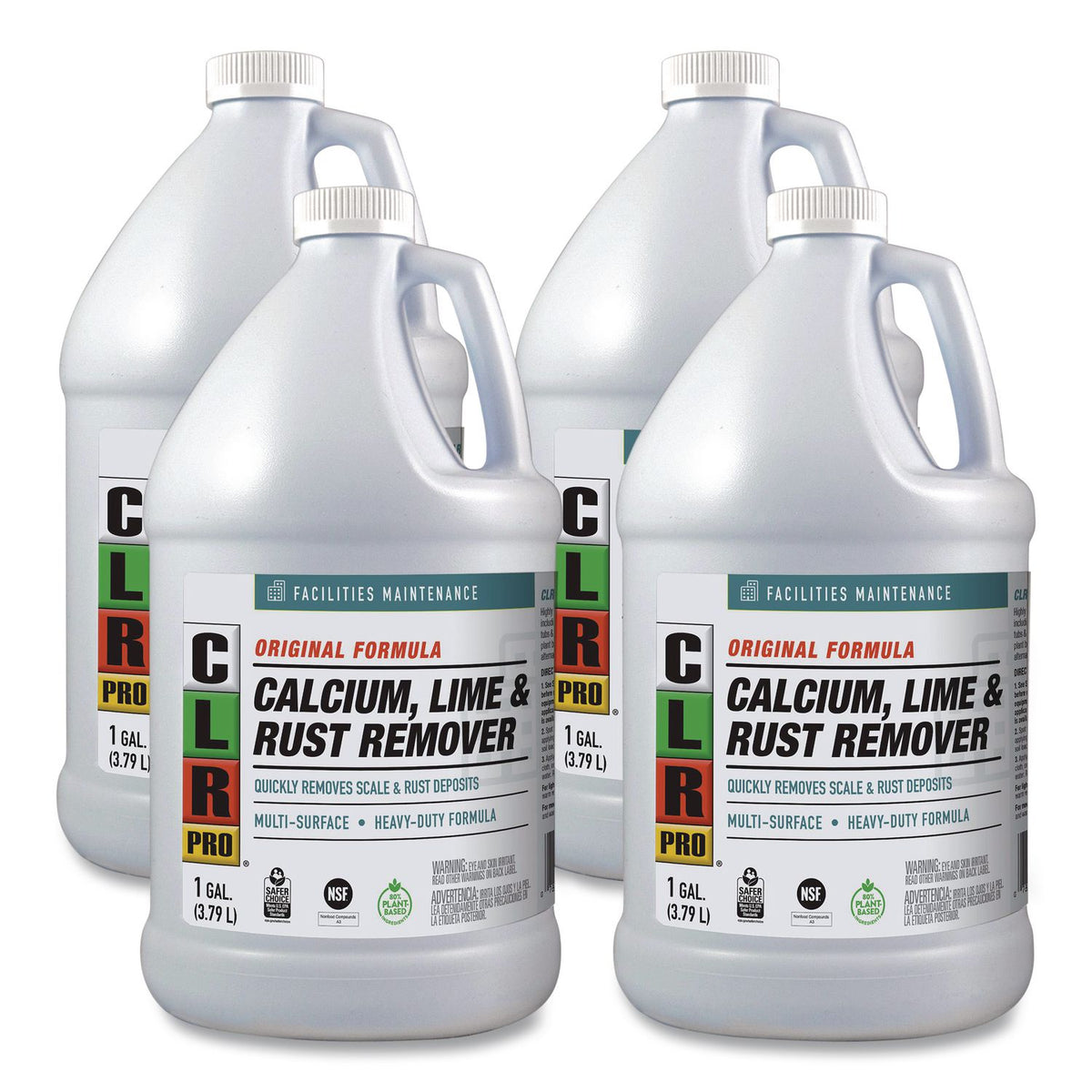 Calcium, Lime and Rust Remover, 1 gal Bottle, 4/Carton