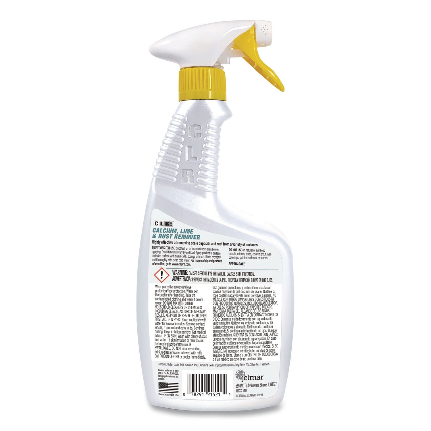 Calcium, Lime and Rust Remover, 32 oz Spray Bottle, 6/Carton