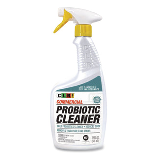 Commercial Probiotic Cleaner, Lemon Scent, 32 oz Spray Bottle, 6/Carton