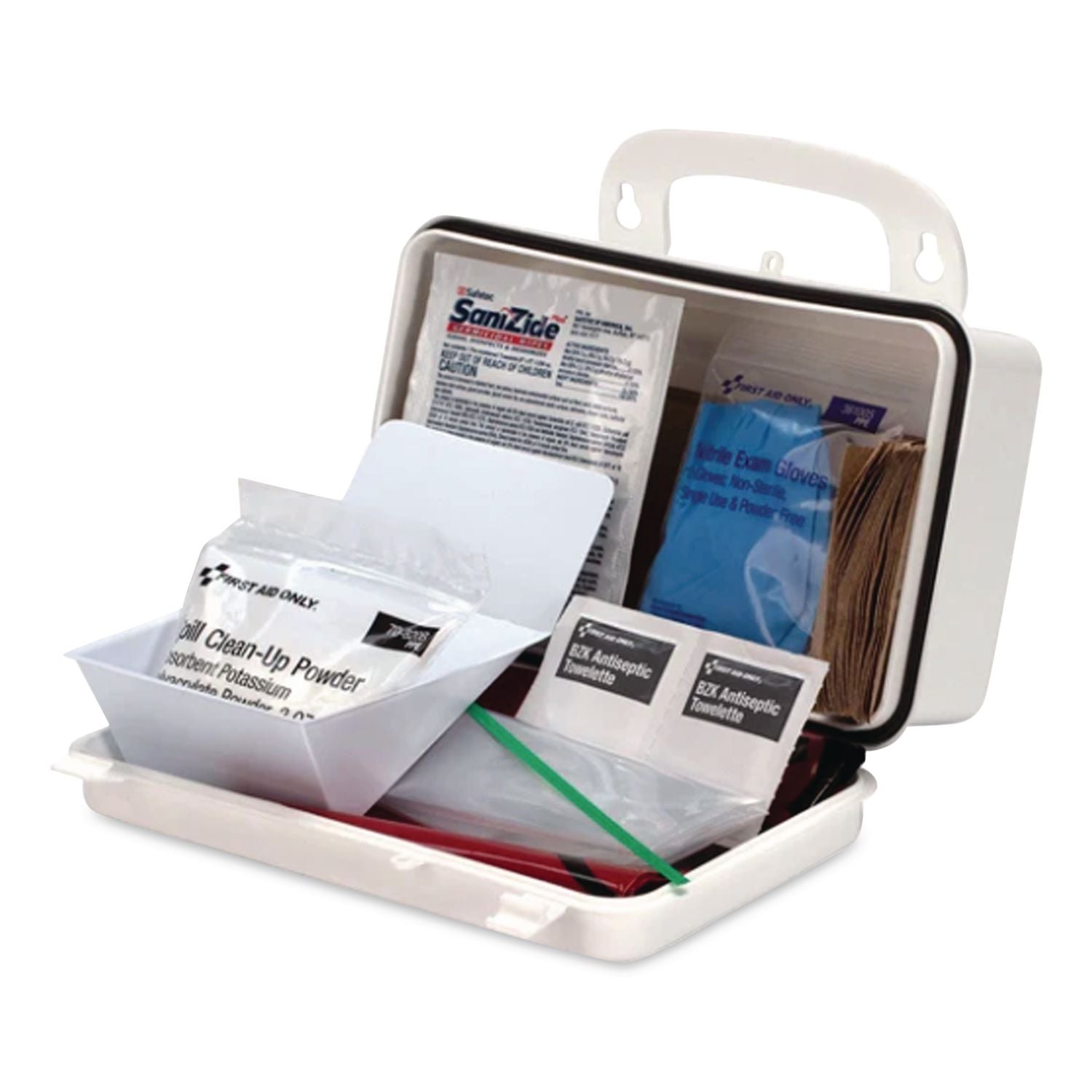 BBP Spill Cleanup Kit, 7.5 x 4.5 x 2.75, White