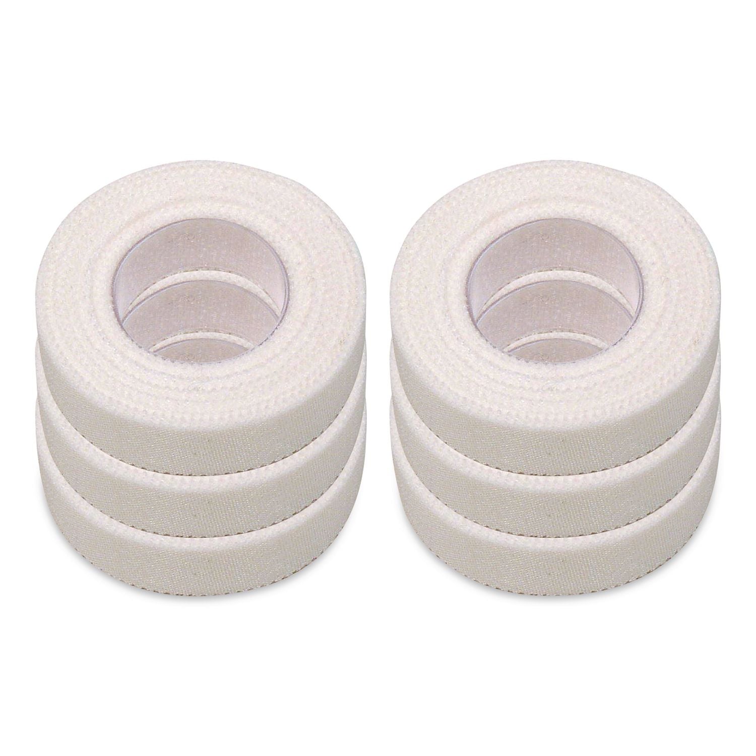 First Aid Adhesive Tape, 0.5" x 10 yds, 6 Rolls/Box