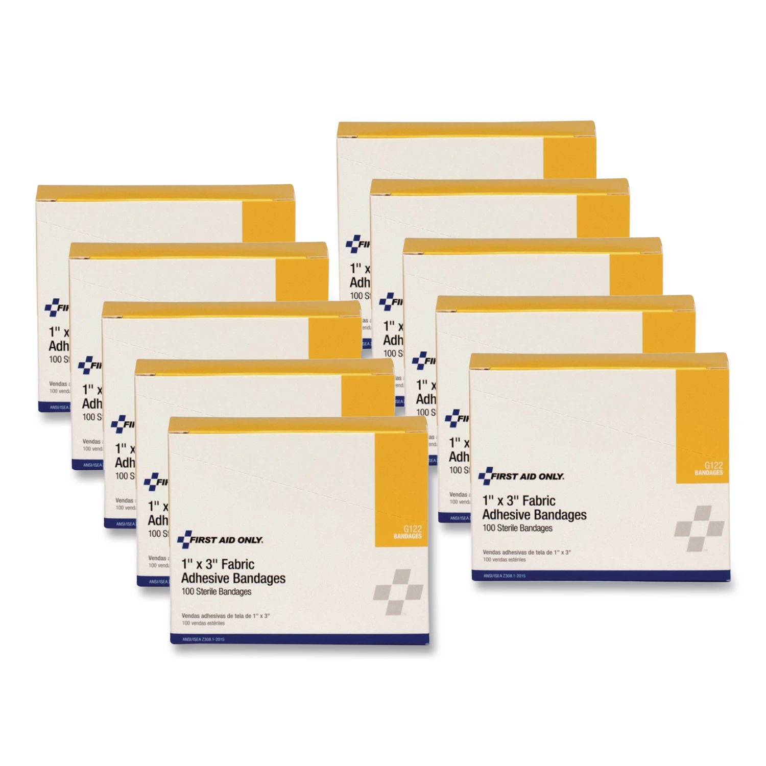 First-Aid Refill Fabric Adhesive Bandages, 1 x 3, 160/Pack