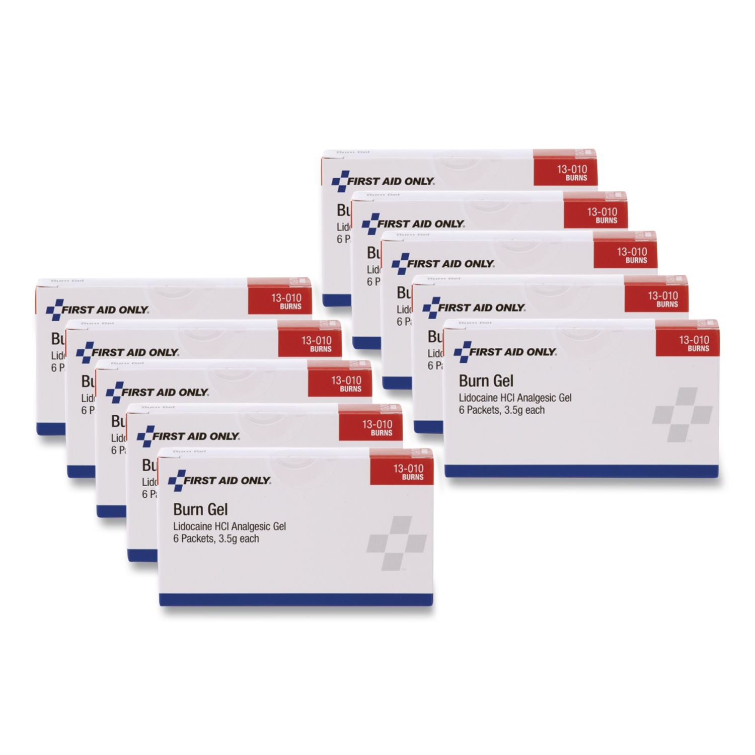 Burn Treatment Pack Refills for ANSI-Compliant First Aid Kits/Cabinets, 60/Pack