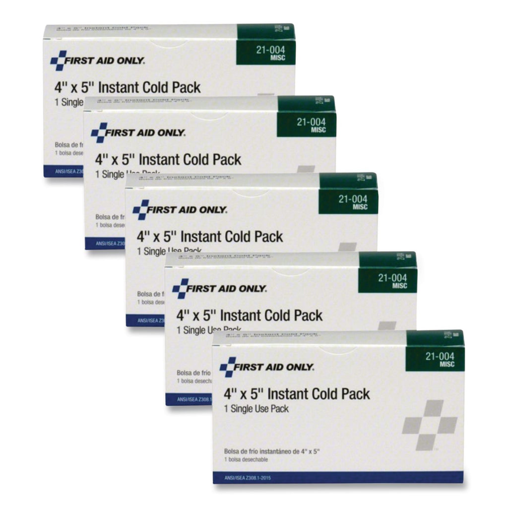 Instant Cold Compress, 4 x 5, 1/Box, 5 Boxes/Pack