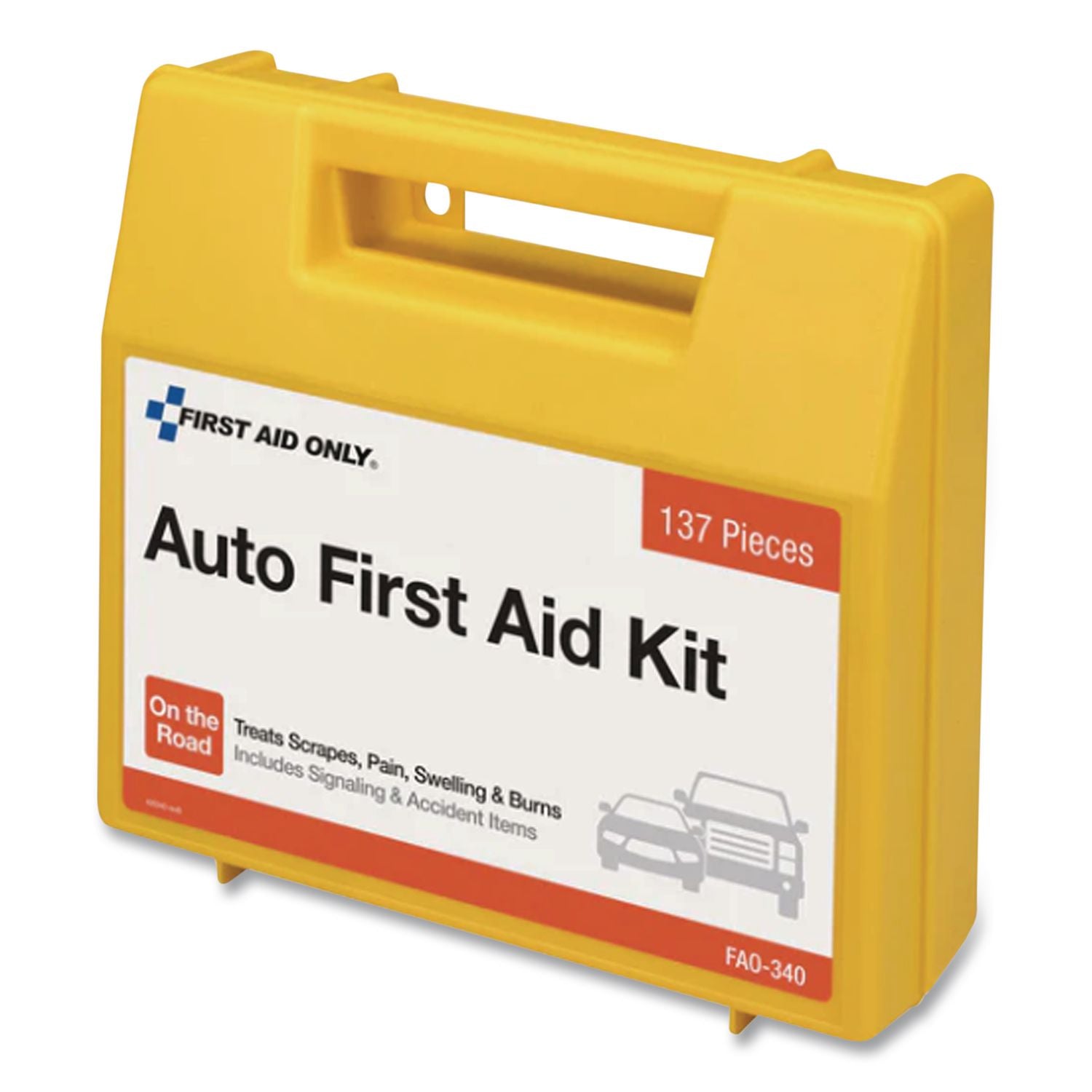 Essentials First Aid Kit for 5 People, 138 Pieces, Plastic Case