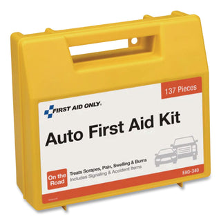 Essentials First Aid Kit for 5 People, 138 Pieces, Plastic Case