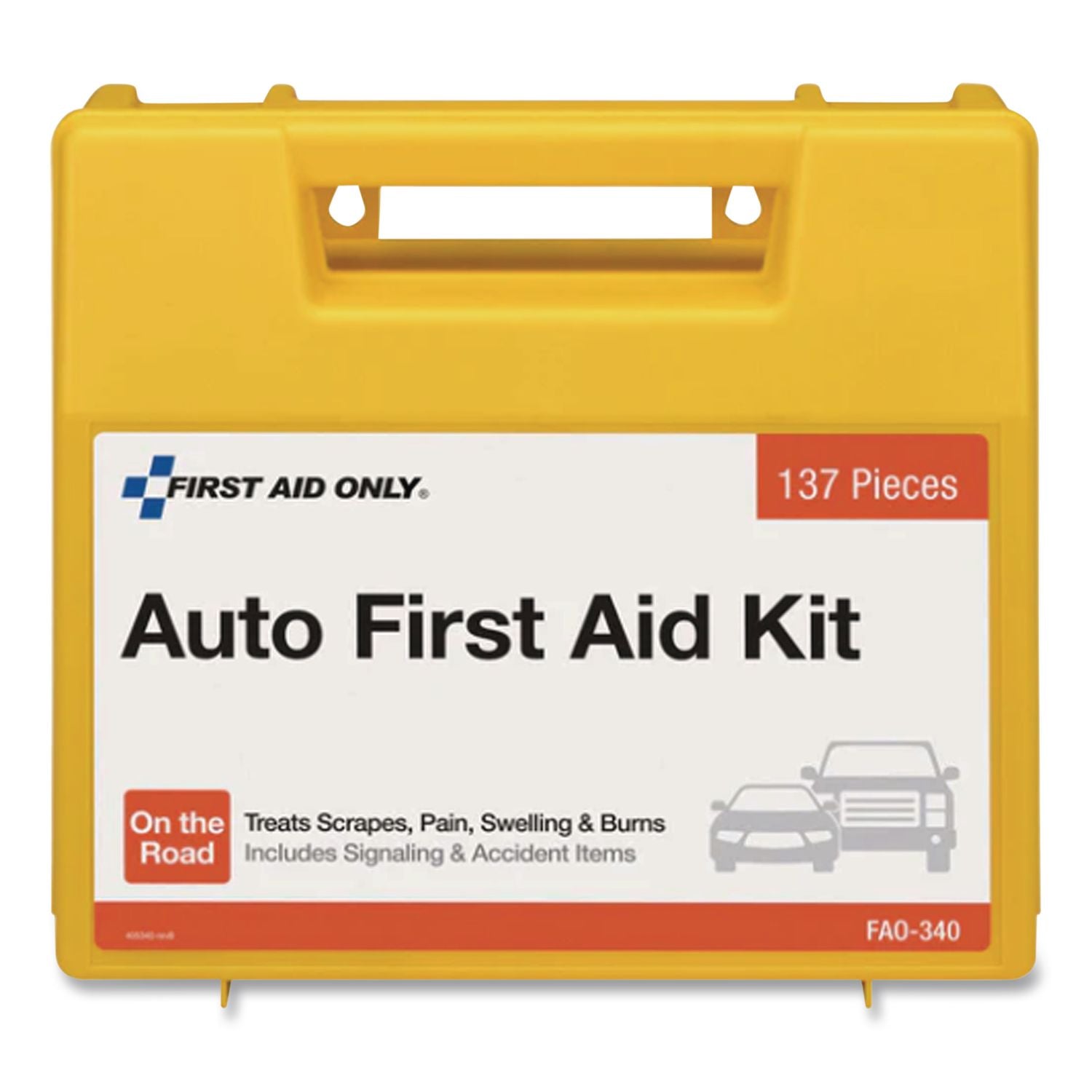 Essentials First Aid Kit for 5 People, 138 Pieces, Plastic Case