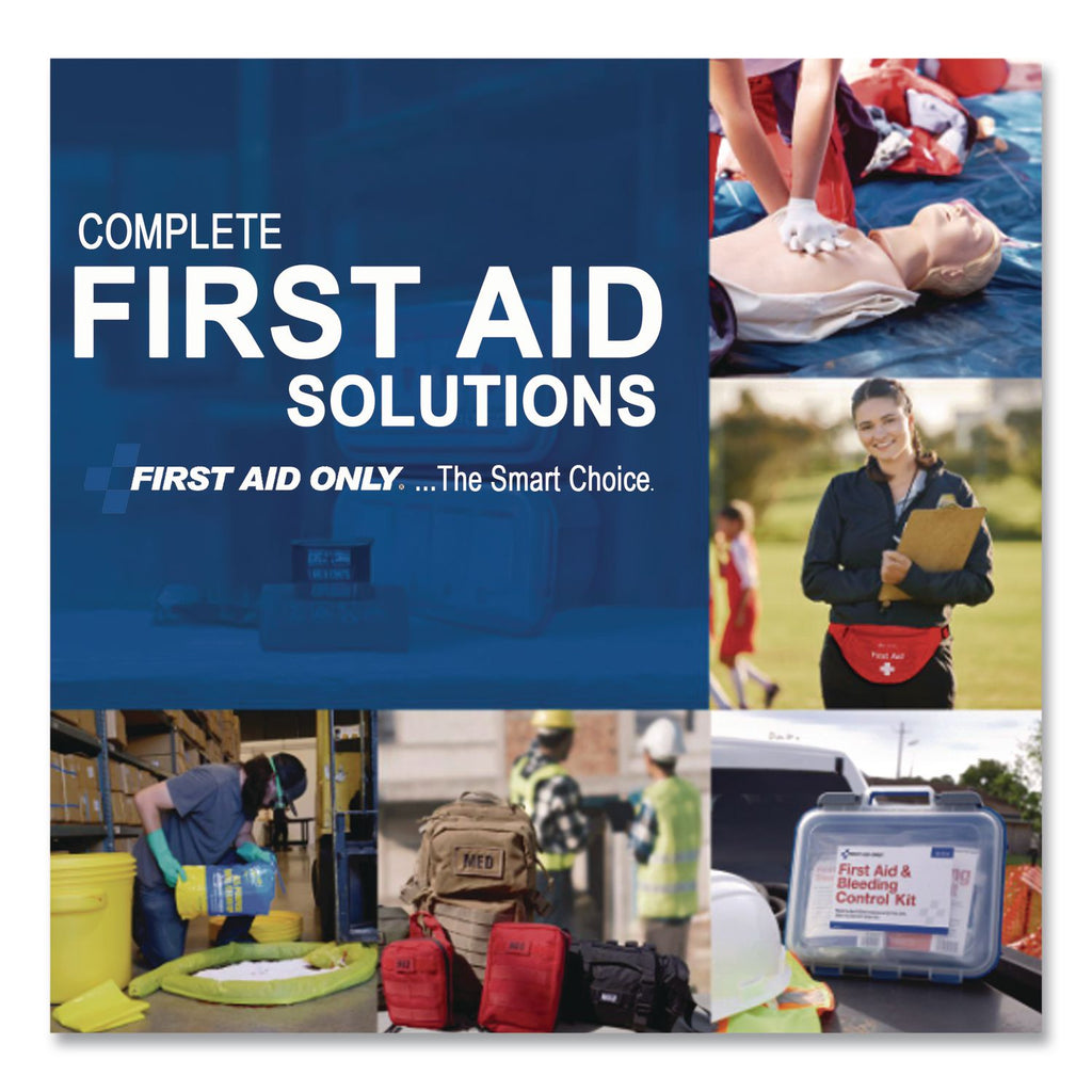 First Responder Kit, 16 x 8 x 7.5, 158 Pieces, Nylon Fabric Case