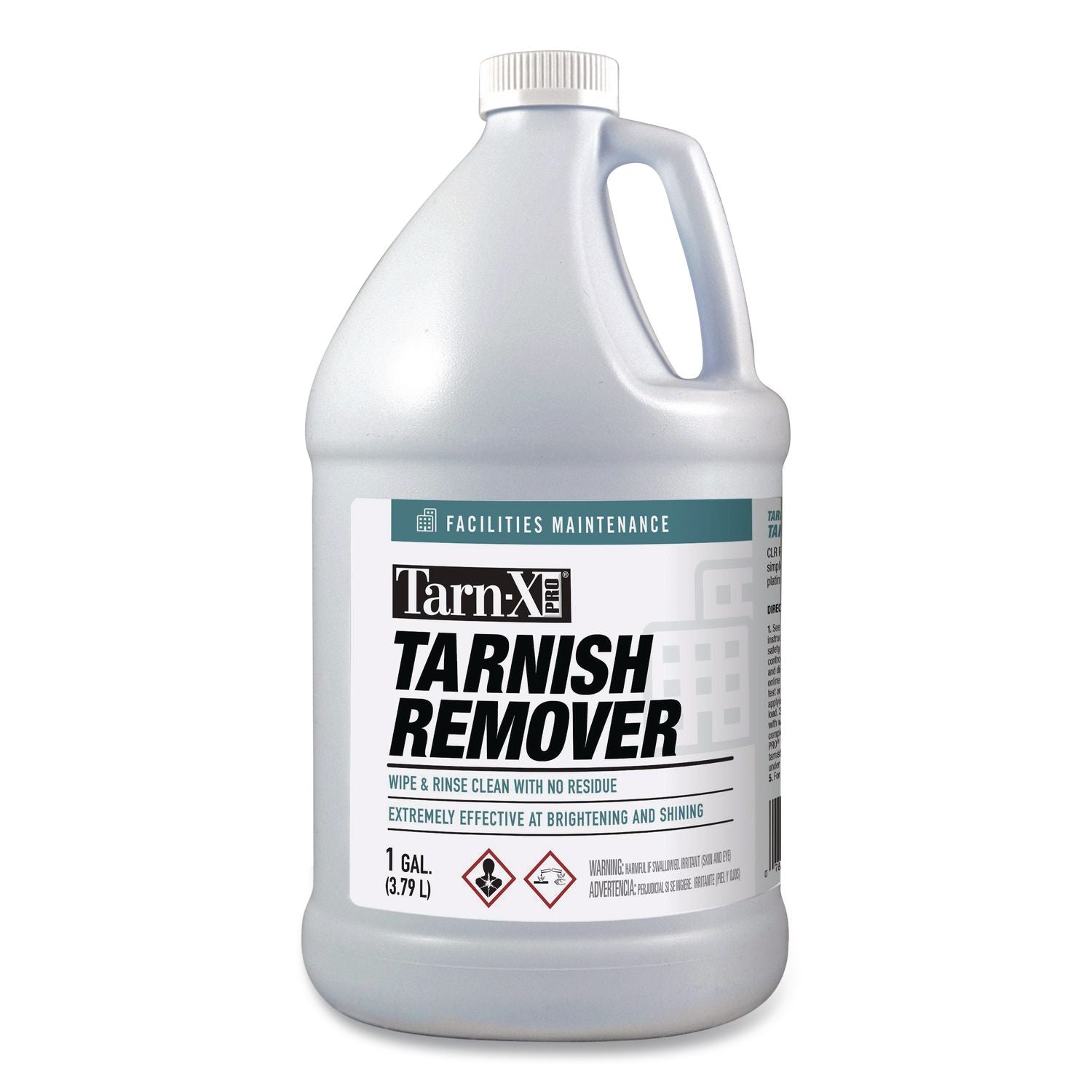 Tarnish Remover, 1 gal Bottle, 4/Carton