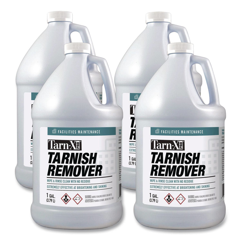 Tarnish Remover, 1 gal Bottle, 4/Carton
