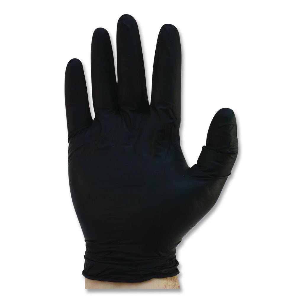 ProGuard Powder Free Nitrile Gloves, X-Large, Black, 100/Box
