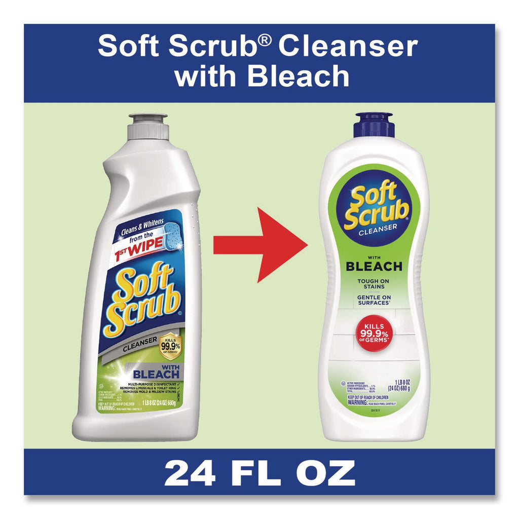 Cleanser with Bleach 24 oz Bottle, 9/Carton