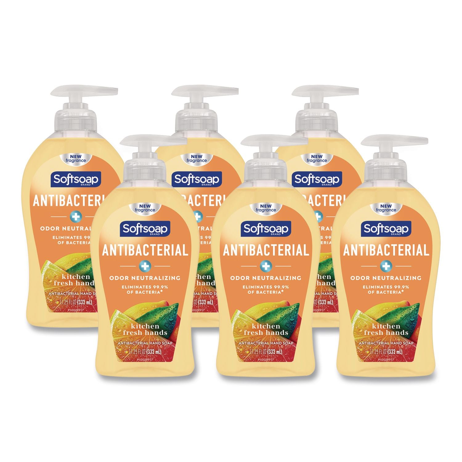 Antibacterial Hand Soap, Citrus, 11.25 oz Pump Bottle