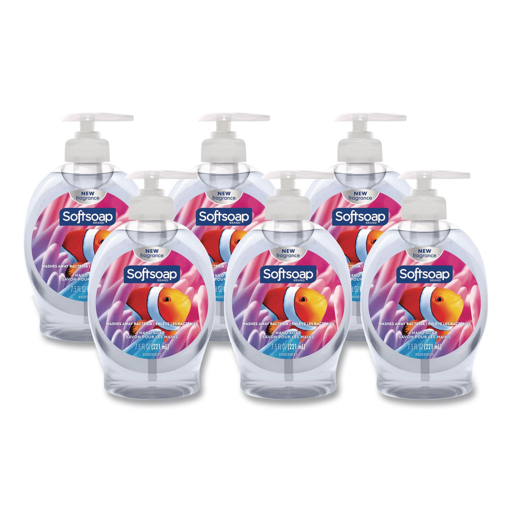 Liquid Hand Soap Pumps, Fresh, 7.5 oz Bottle, 6/Carton