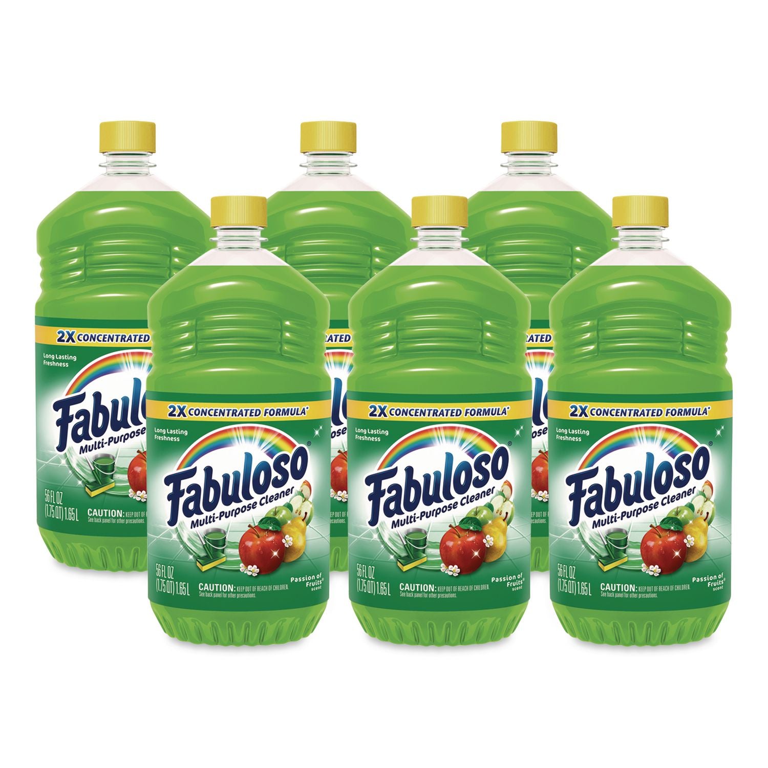 Multi-use Cleaner, Passion Fruit Scent, 56 oz, Bottle, 6/Carton