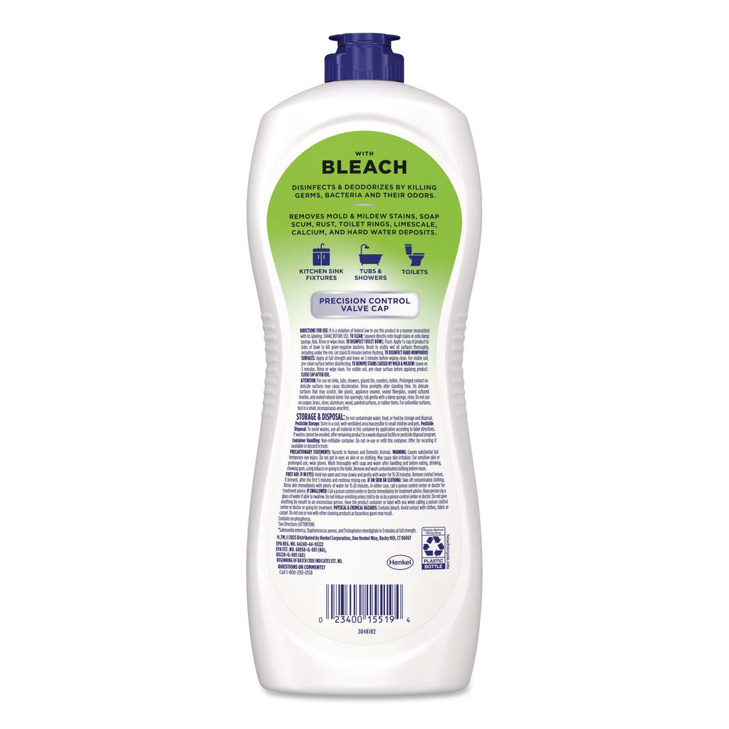 Cleanser with Bleach Commercial 36 oz Bottle, 6/Carton