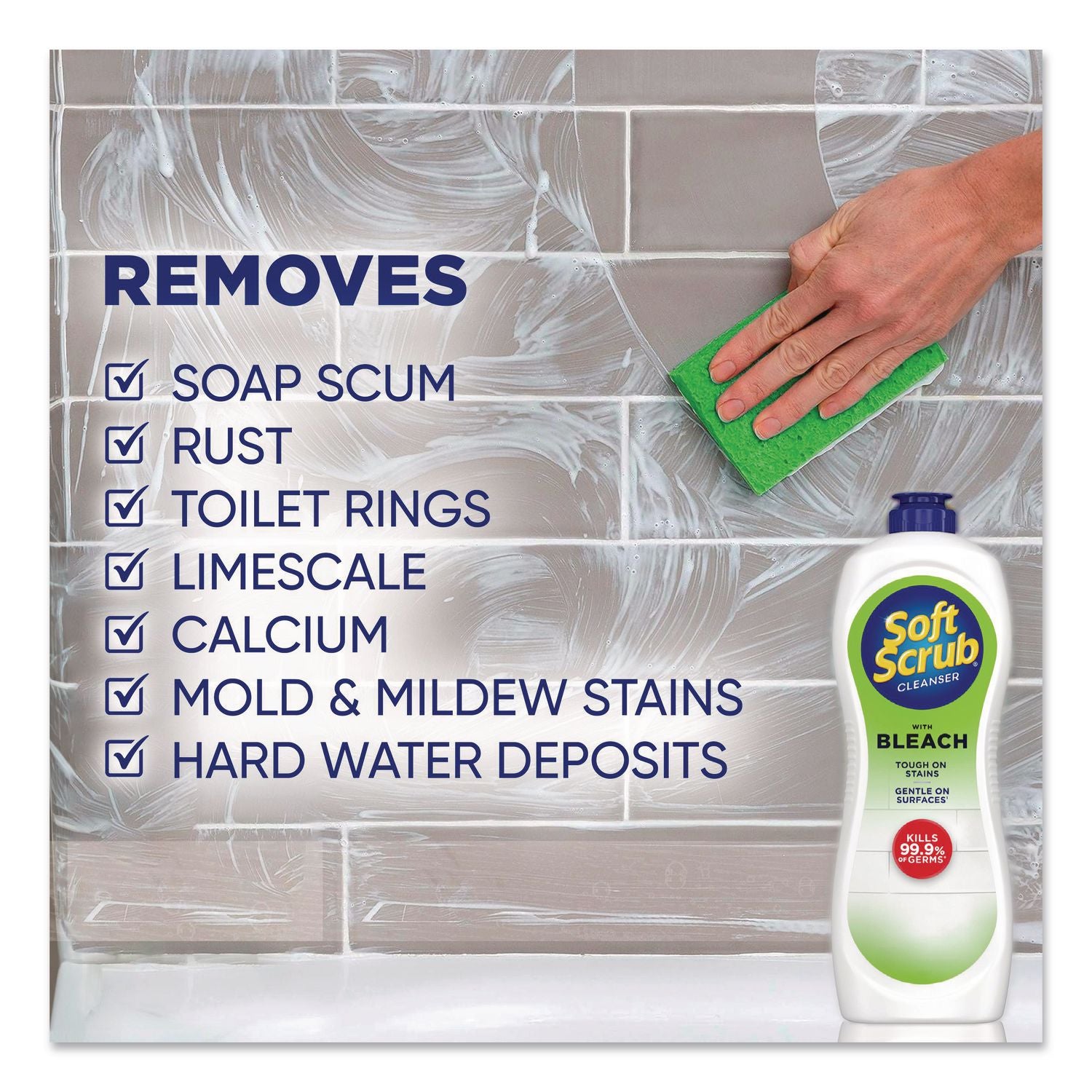 Cleanser with Bleach Commercial 36 oz Bottle, 6/Carton