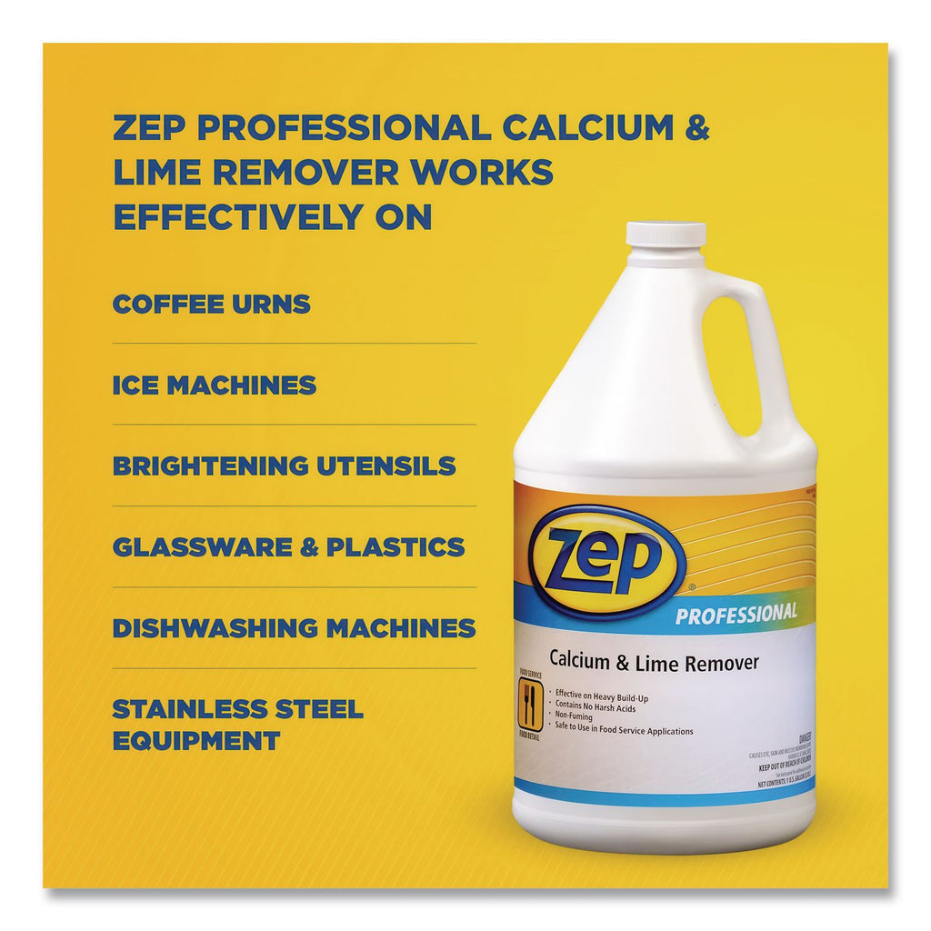Calcium and Lime Remover, Neutral, 1 gal Bottle, 4/Carton
