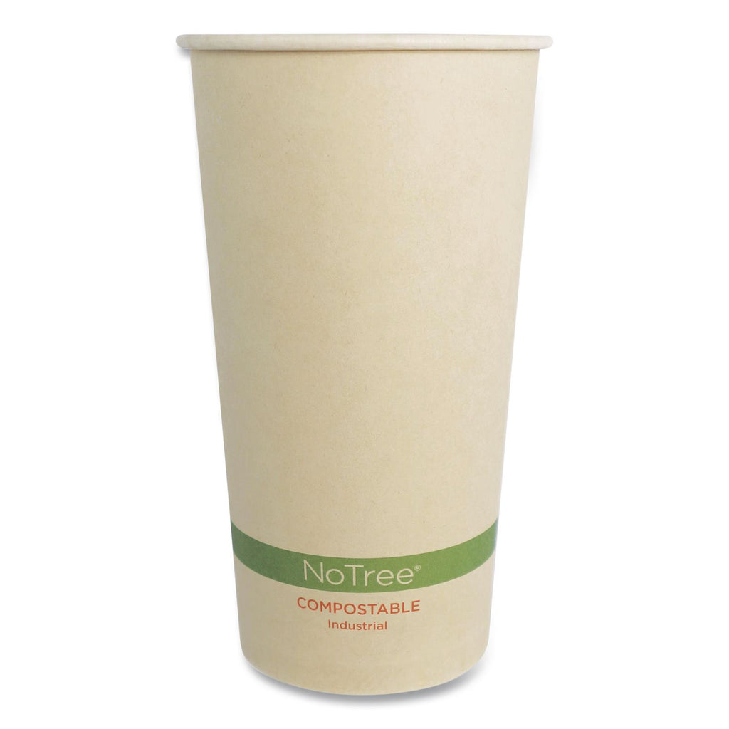NoTree Paper Hot Cups, 20 oz, Natural, 1,000/Carton