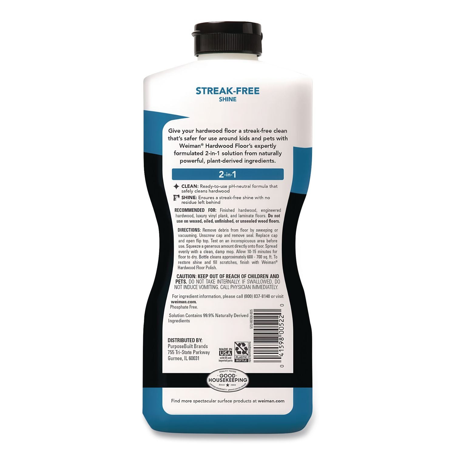 Hardwood Floor Cleaner, 32 oz Squeeze Bottle