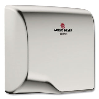 SLIMdri Hand Dryer, 110-240 V, 13.87 x 13 x 7, Brushed Stainless Steel