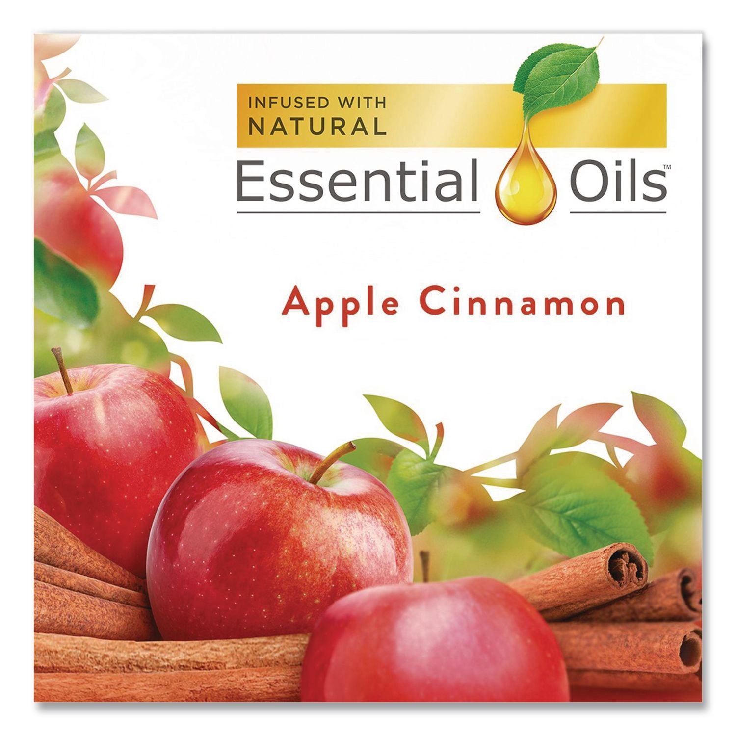 Scented Oil Refill, Warming - Apple Cinnamon Medley, 0.67 oz, 2/Pack